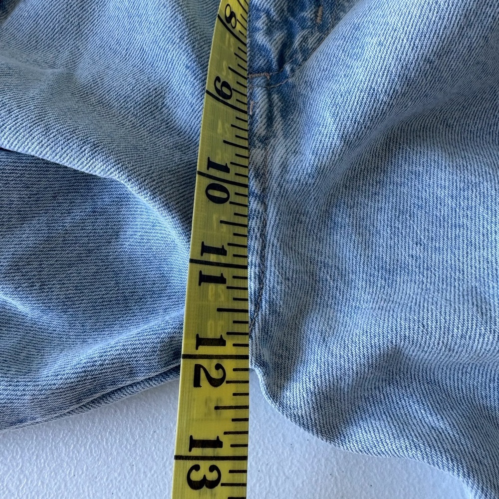 Levi’s Made & Crafted Pleated Column Size 29 High Rise Straight Leg Light Wash - Picture 11 of 16